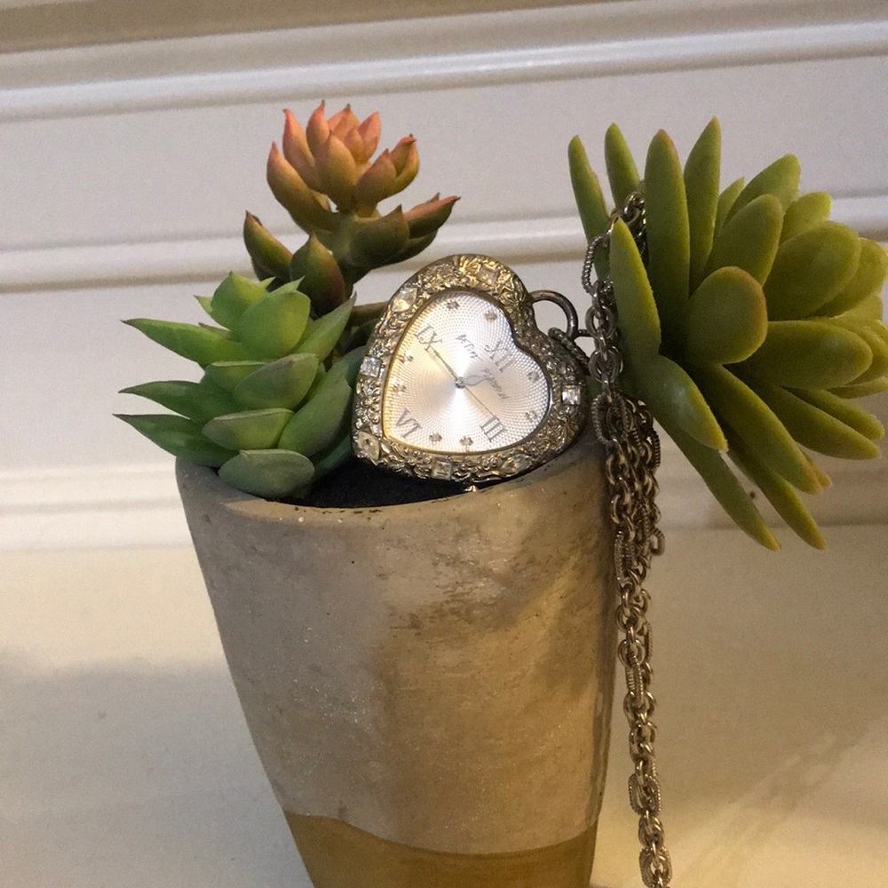Betsy Johnson  Heart shaped watch